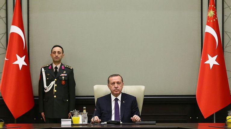 Turkin presidentti Recep Tayyip Erdogan.