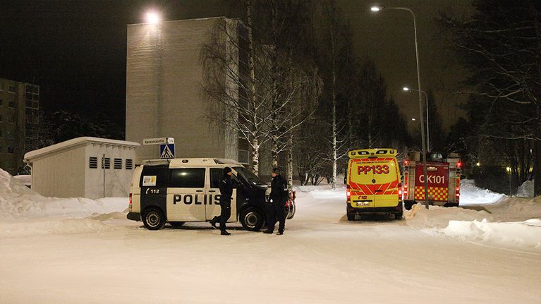 Oulun Myllyojalla oli suuri poliisioperaatio 14. tammikuuta.