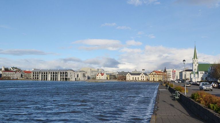 Reykjavik lokakuussa.