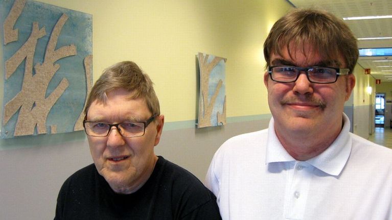Hannu Turunen (vas.) ja Olli Lehtinen.