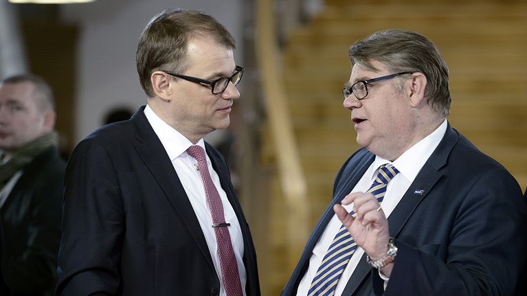 Juha Sipilä ja Timo Soini.