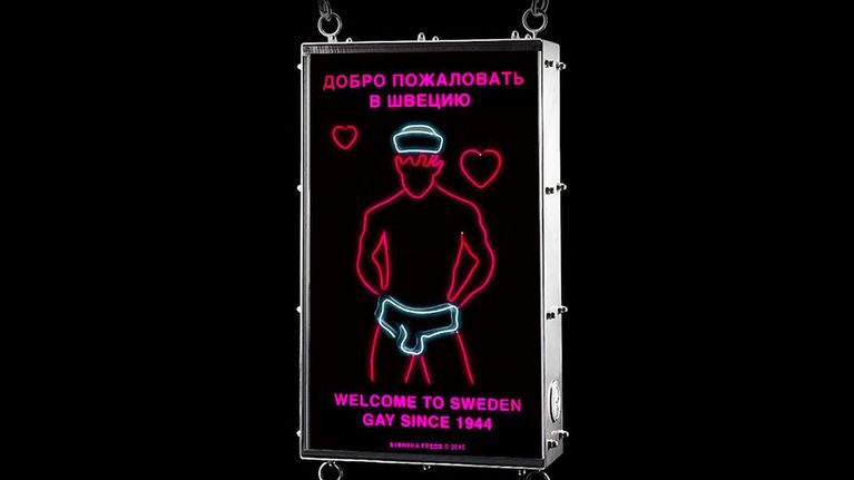 Welcome to Sweden -kyltti