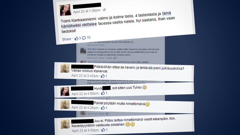 Facebookkeskustelu.
