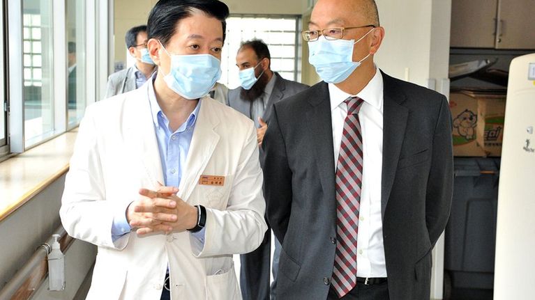 Song Jae-Hoon ja Keiji Fukuda.