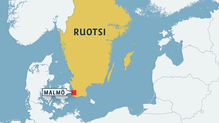 Ruotsin kartta.