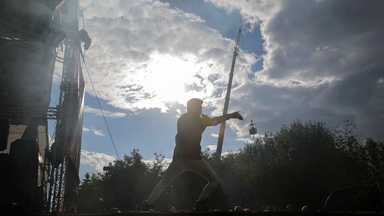 Antti Tuisku Simerockin lavalla vuonna 2015