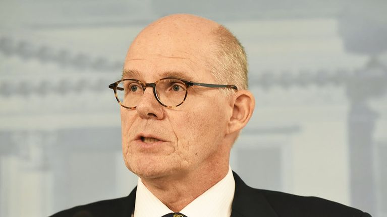  Puolustusministeriön kansliapäällikkö Jukka Juusti.