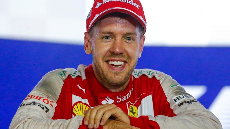 Sebastian Vettel kuvassa