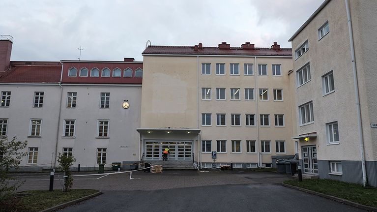 Tornion turvapaikanhakijoiden järjestelykeskus.
