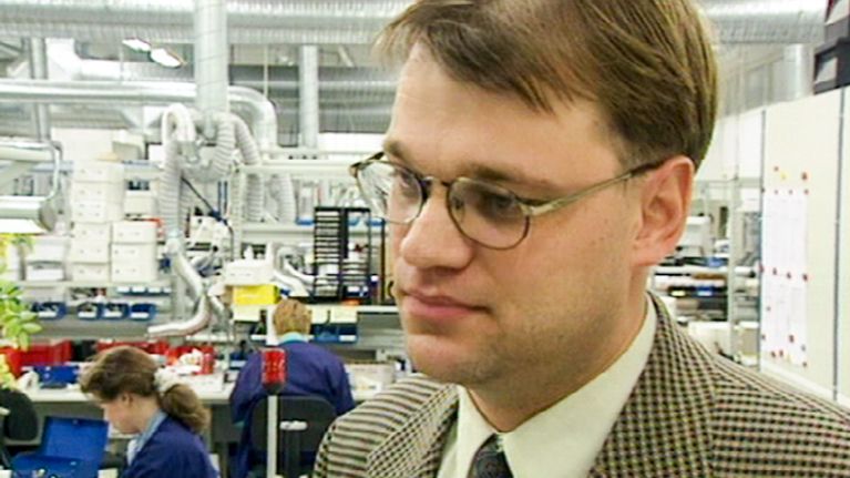  Juha Sipilä tehtaassa
