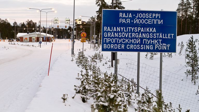 Raja-Joosepin rajavartioasema Inarissa.
