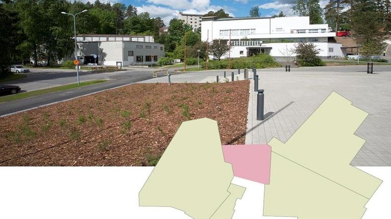 Arkkitehtikilvassa etsitään ratkaisua Alvar Aalto -museon (vas.) ja Keski-Suomen Museon yhdysosalle.