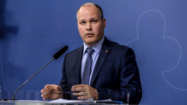 Maahanmuuttoministeri Morgan Johansson