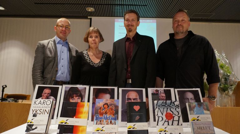 Karo Hämäläinen, Anne Hänninen, Tatu Kokko, Jari Nissinen. Ehdokaskaartista puuttuvat Erkka Mykkänen ja Markku Pääskynen.