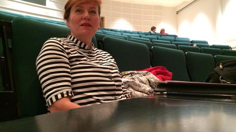Amnestyn Pia Puu Oksanen vieraili Mikkelissä tiistaina.