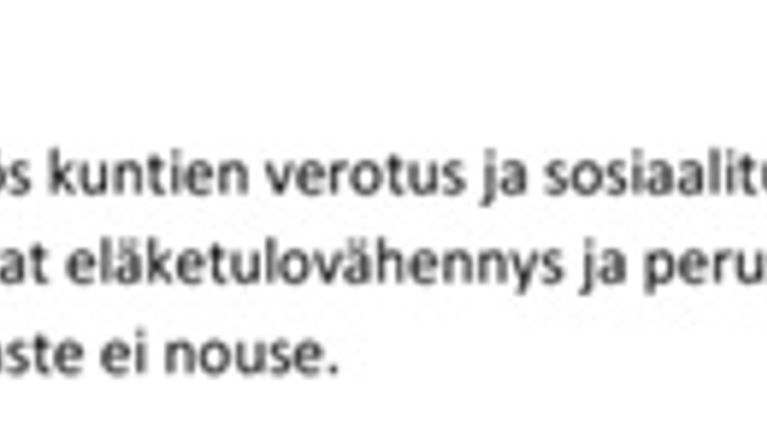 Ote SDP-muistion sivulta 34.