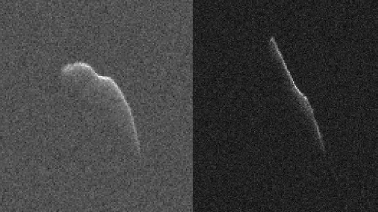 NASAn julkaisemia kuvia asteroidista.