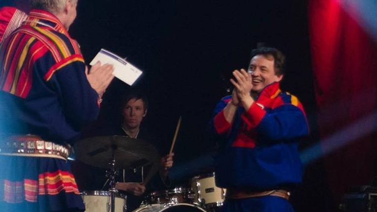 Sámi Grand Prix 2015 -juoiganoasi vuoiti Johan Anders Bær.