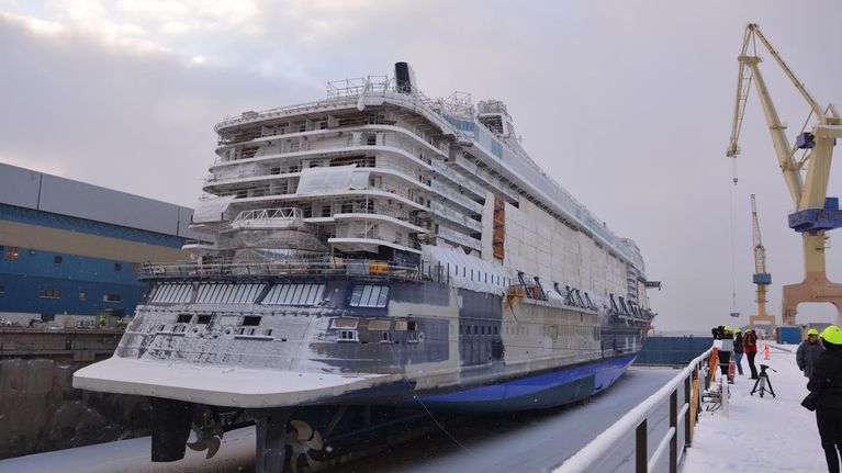 Mein Schiff 5 Meyerin Turun telakalla