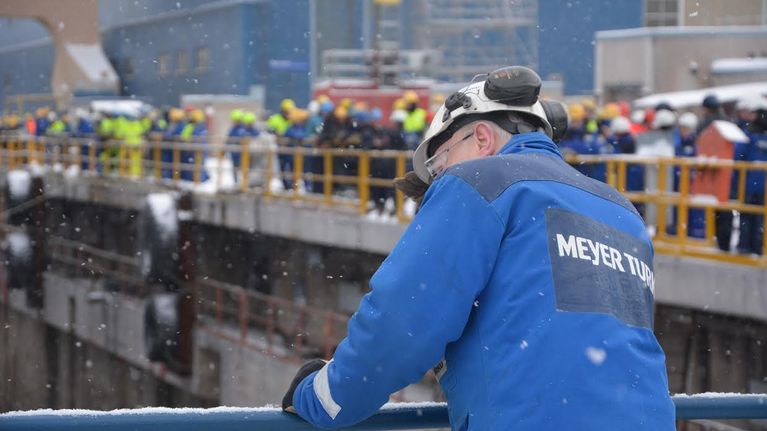 Meyerin Turun telakka työntekijä