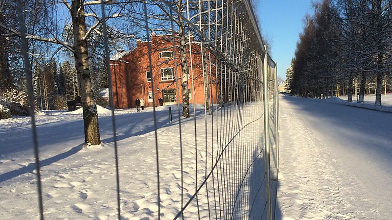 Hennalan vastaanottokeskus Lahdessa.