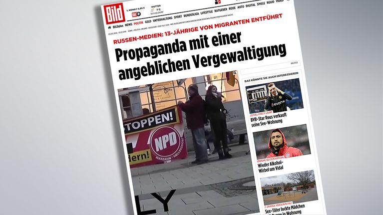 Kuvakaappaus Bild-lehden artikkelista.