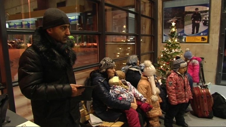 Sallan raja-asemalle tuli 7.tammikuuta 21 turvapaikanhakijaa Venäjältä.