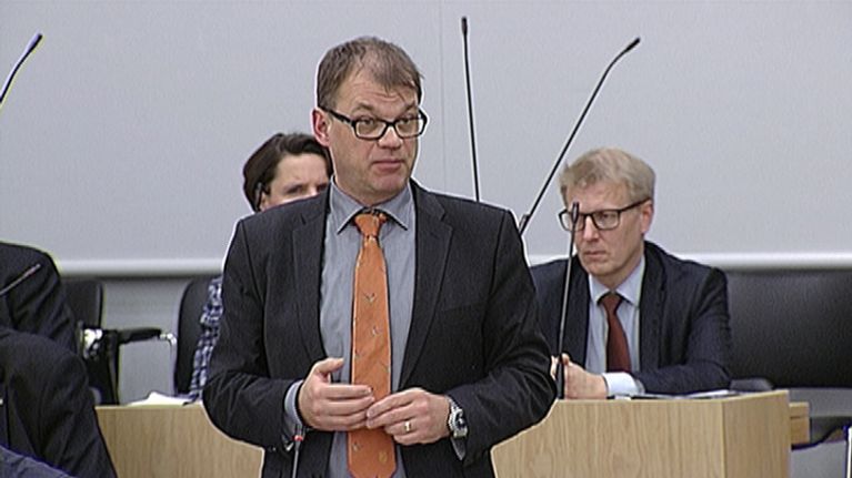 Pääministeri Juha Sipilä.