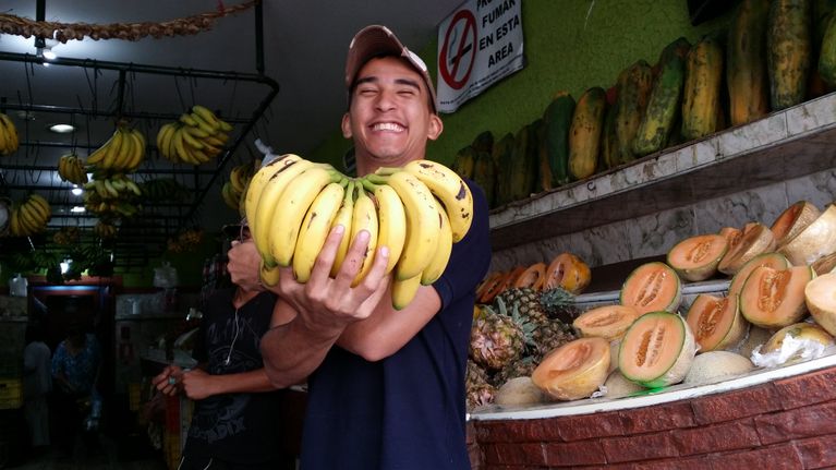 venezuelalainen hedelmänmyyjä
