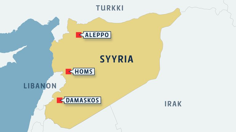 Syyrian kartta