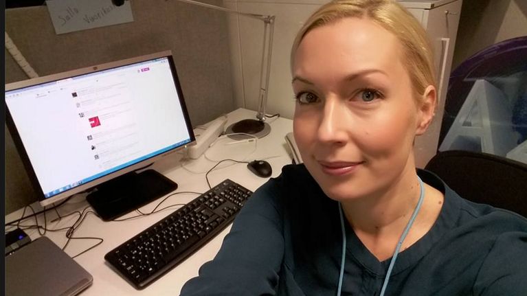 Salla Vuorikoski.