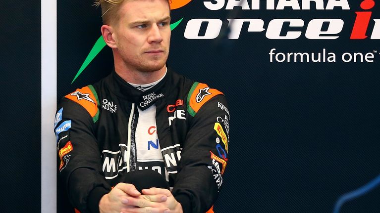 Nico Hülkenberg varikolla