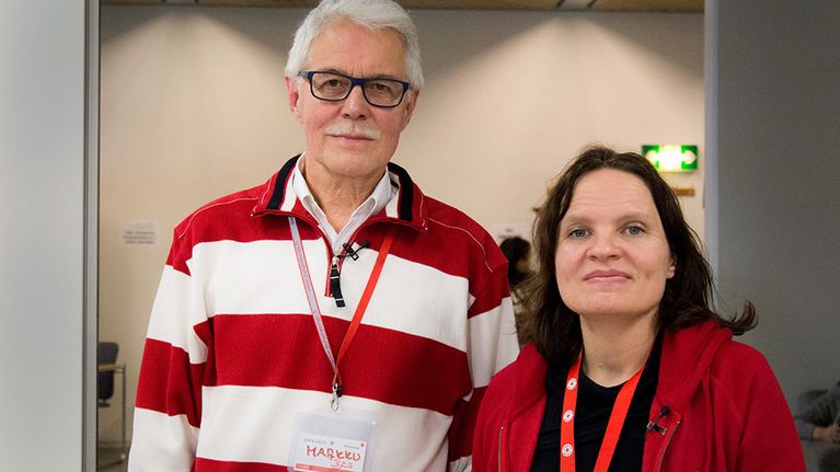 Suomen Punaisen Ristin Markku Riistama käynnisti toiminnan Vuorannan vastaanottokeskuksessa. Kristiina Toivikko on jatkanut Riistamaan työtä. 