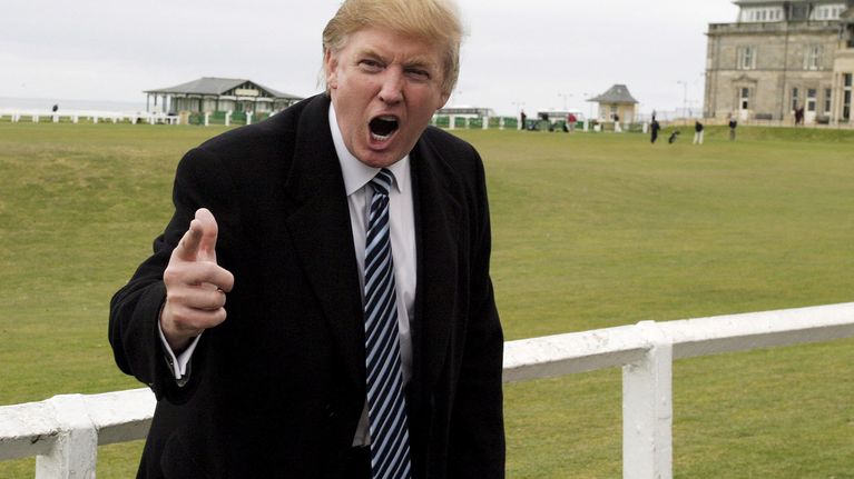 Trump St. Andrewsin golf clubilla Skotlannissa vuonna 2006.