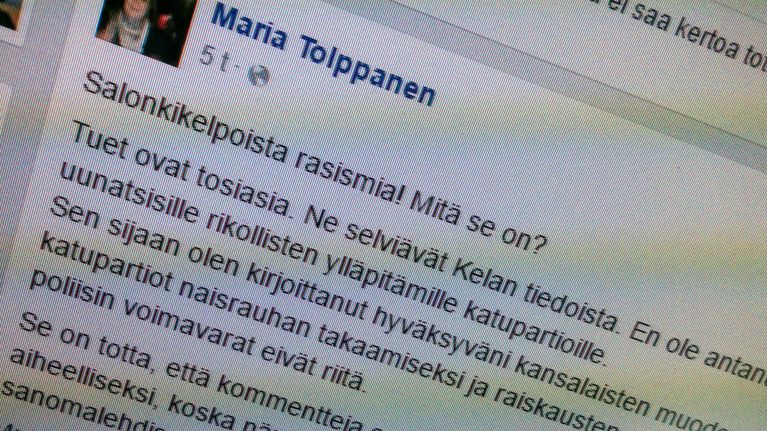 Kuva kansanedustaja Maria Tolppasen facebook-sivulta.