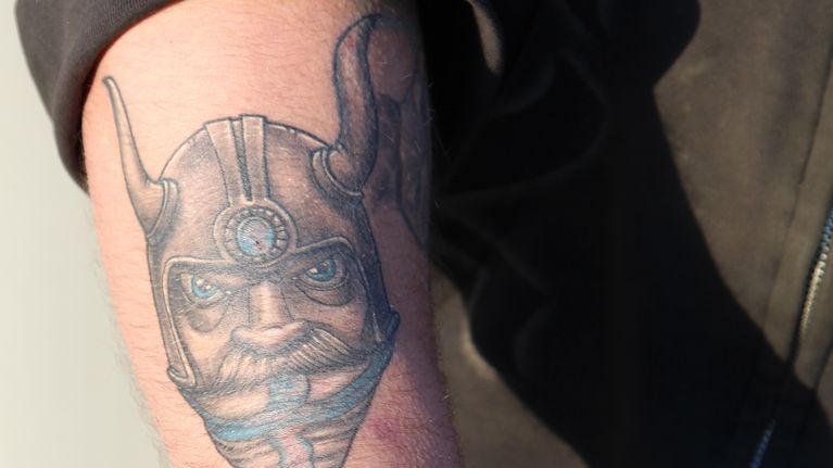 Mika Rannan Odin tatuointi