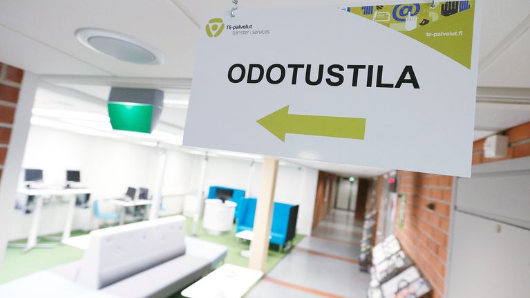 TE-toimisto Joensuussa.