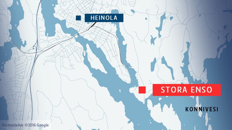Heinolan kartta.