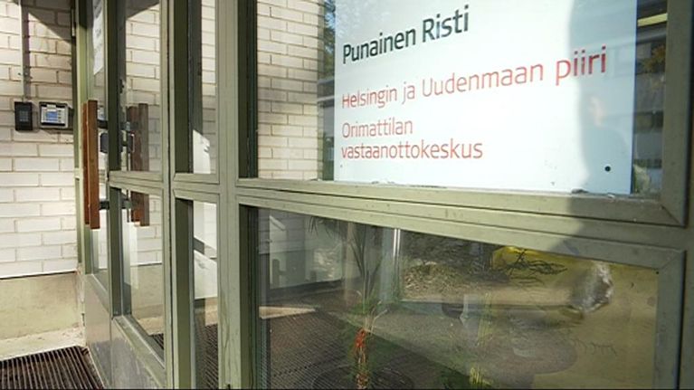 Orimattilan vastaanottokeskuksen ovet.