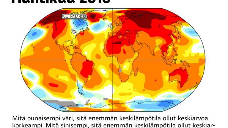 Huhtikuun lämpötilagraaffi