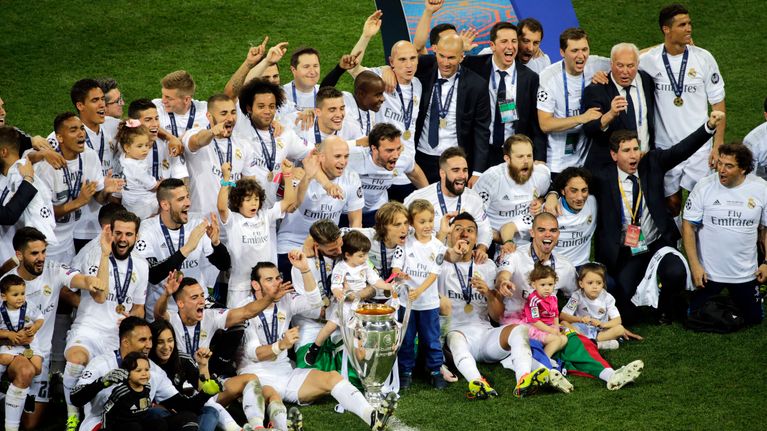 Real Madrid vei Mestarien liigan voiton kaudella 2015-16. 