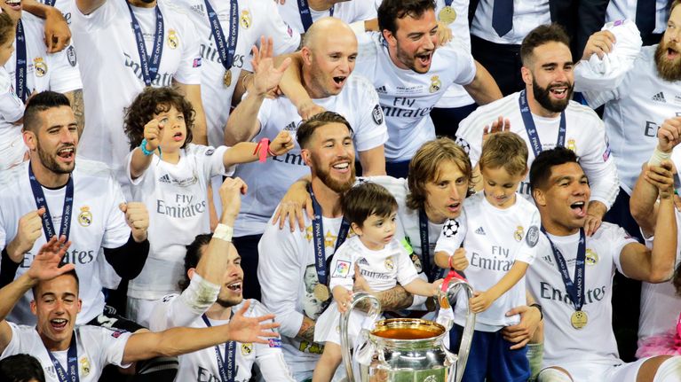 Real Madrid juhlii 29.5. 2016 