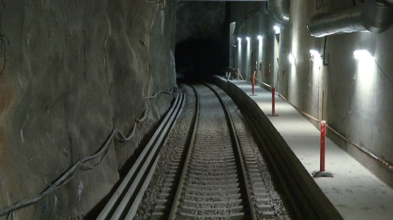 Länsimetron kiskoja kesäkuussa 2016.