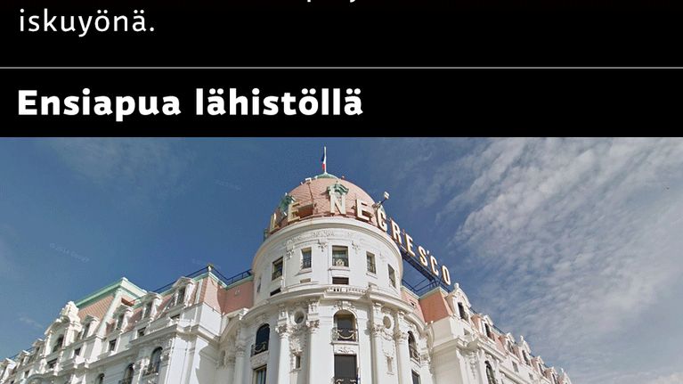 Aikajana Nizzan tapahtumista.