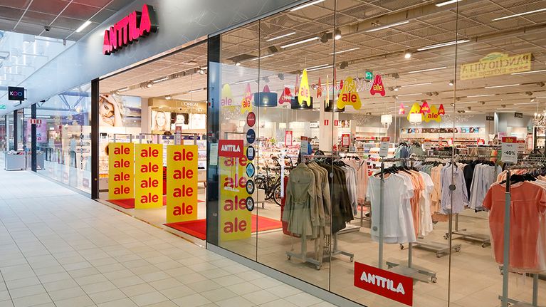 Antila Hämeenlinnan kauppakeskus Goodmanissa.