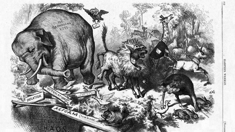 Thomas Nast Republican elephant