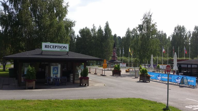 Rauhalahden leirintäalueen vastaanotto