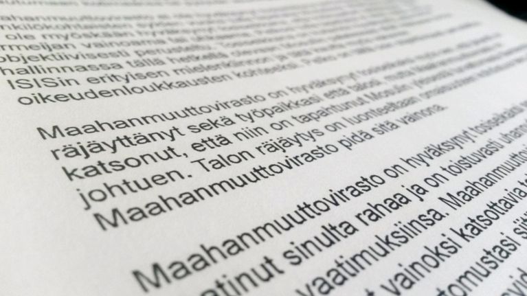 Osa päätöksestä.
