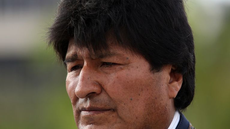 Bolivian presidentti Evo Morales.