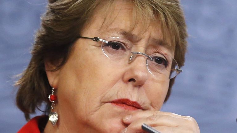 Chilen presidentti Michelle Bachelet.